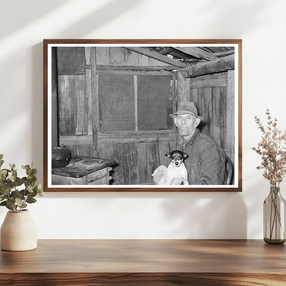 Mot Tucker in Kitchen of Corncrib Home Antioch 1939