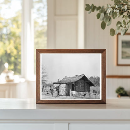 Mot Tucker Corncrib Home in Antioch Mississippi 1939