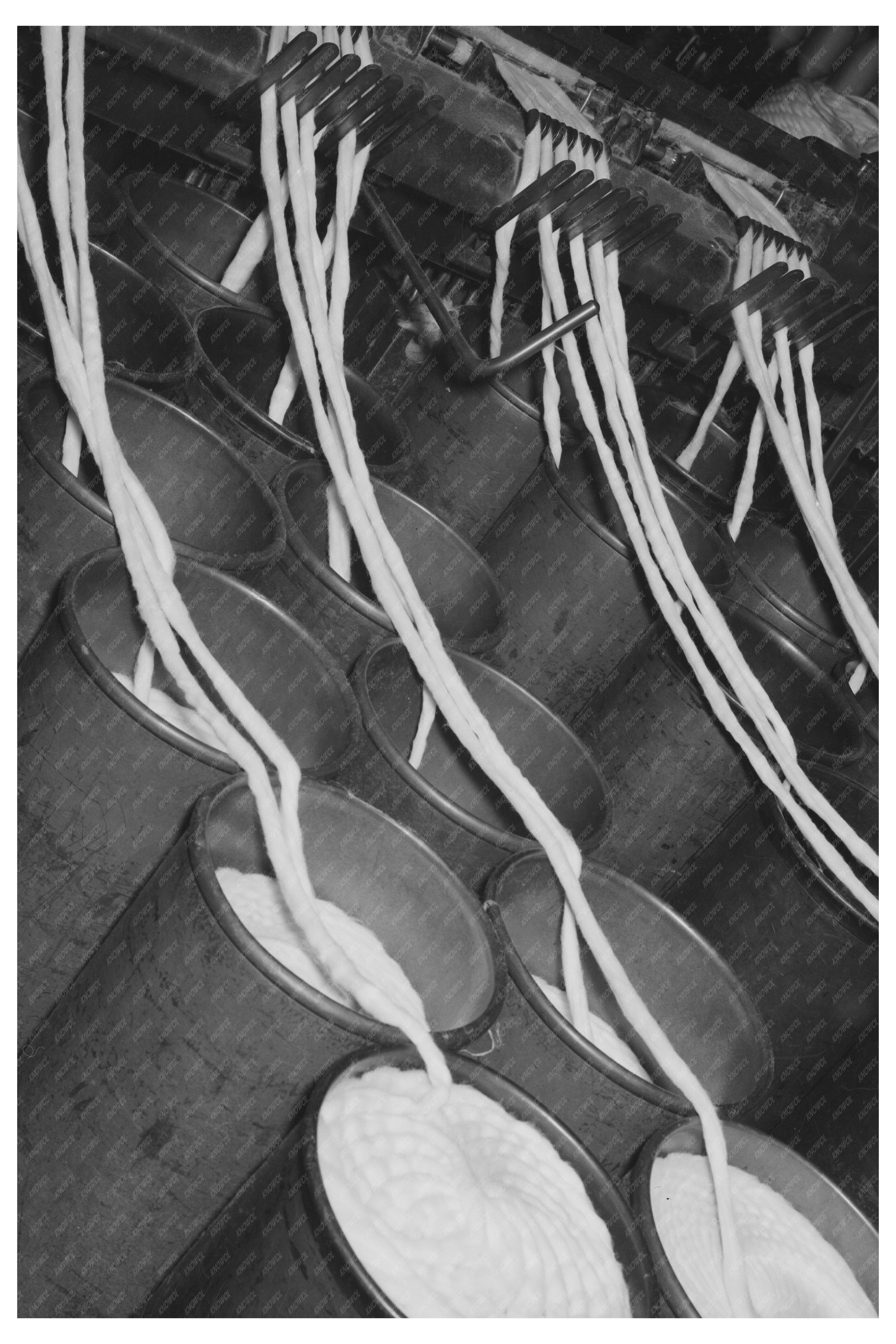 Cotton Rope Processing at Laurel Cotton Mills 1939