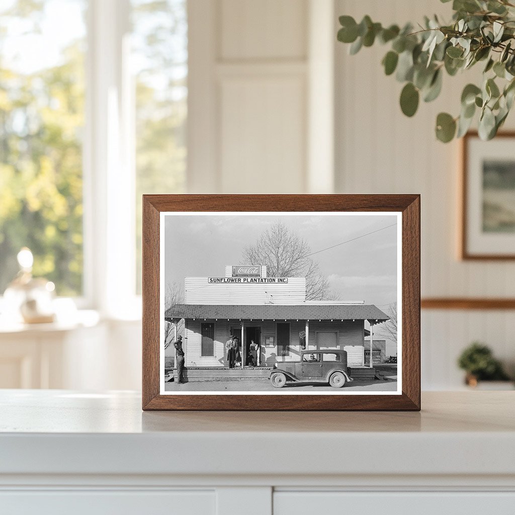 General Store at Sunflower Plantation Merigold Mississippi 1939