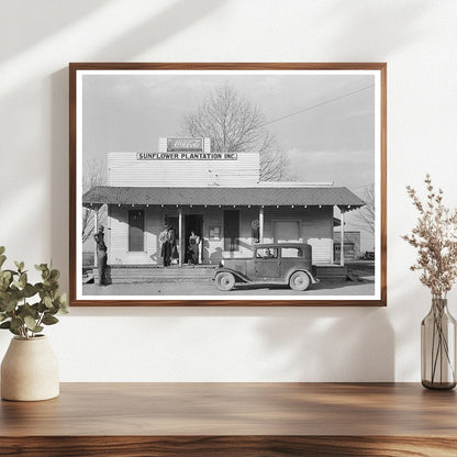 General Store at Sunflower Plantation Merigold Mississippi 1939