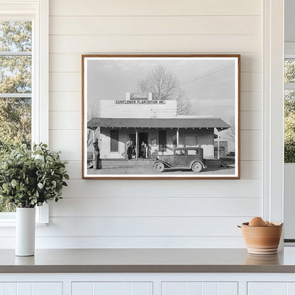 General Store at Sunflower Plantation Merigold Mississippi 1939