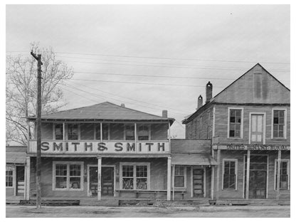 Mound Bayou Mississippi Buildings Vintage Photo January 1939