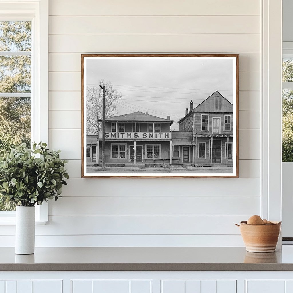 Mound Bayou Mississippi Buildings Vintage Photo January 1939