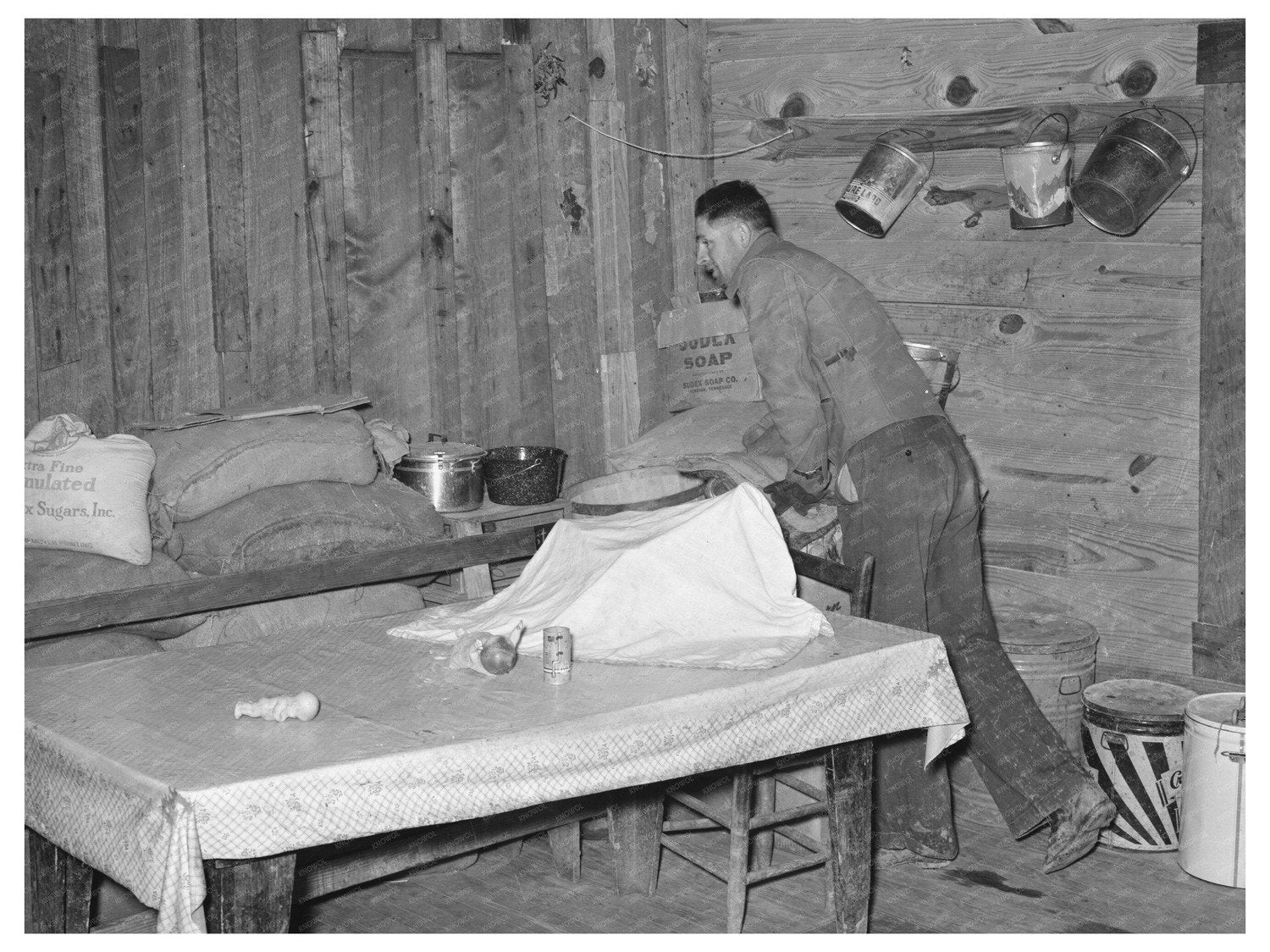 Vintage Kitchen in Merigold Mississippi 1939