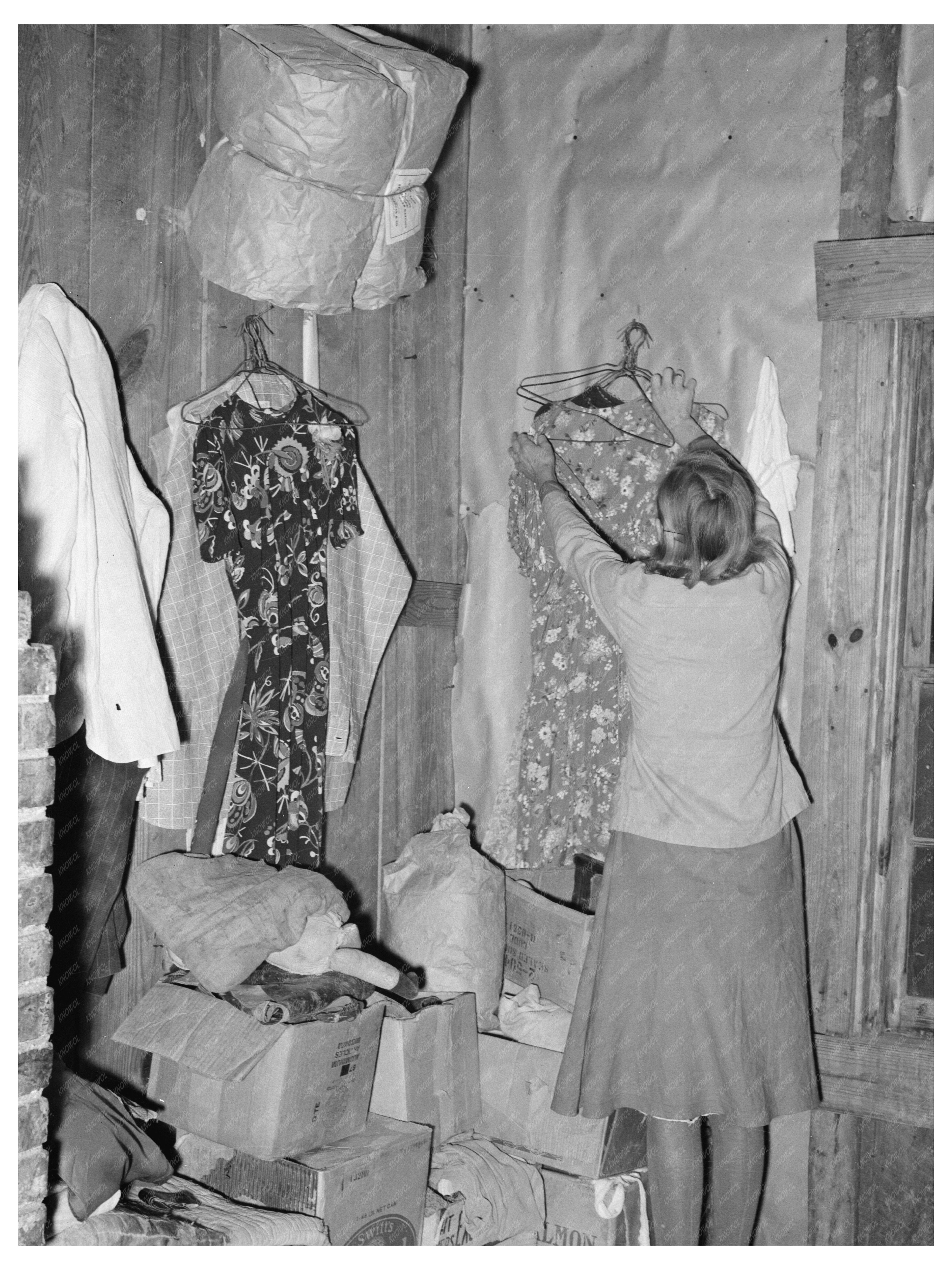 Goods in Sharecropper Home Merigold Mississippi 1939