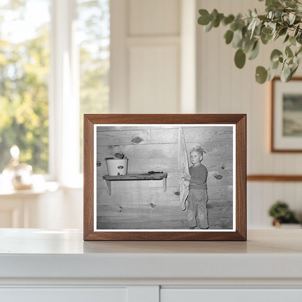 Son of Tenant Farmer Washing Hands Pace Mississippi 1939