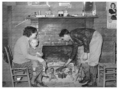 Tenant Farmer Family at Sunflower Plantation January 1939