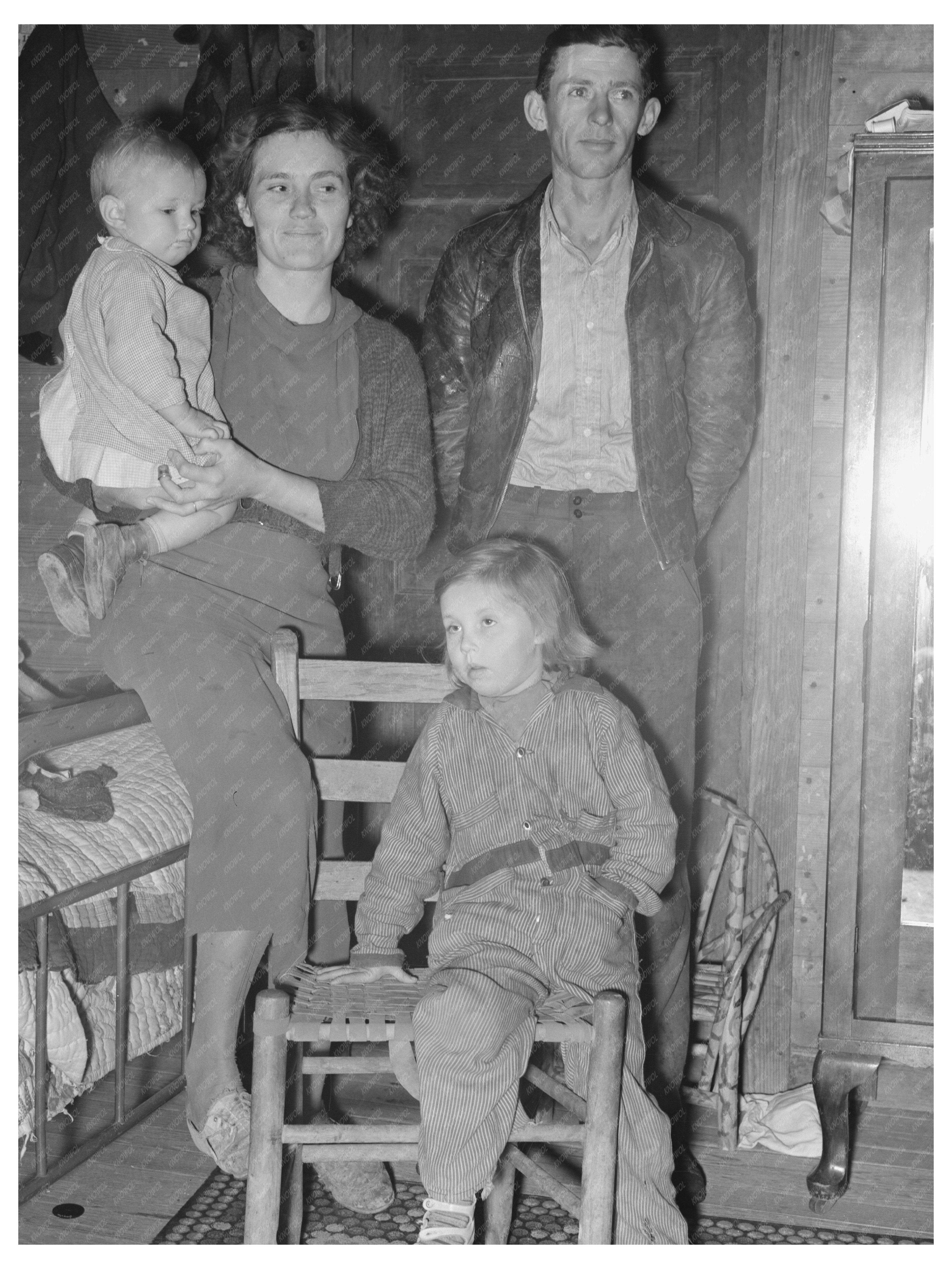 Tenant Farm Family in Pace Mississippi January 1939