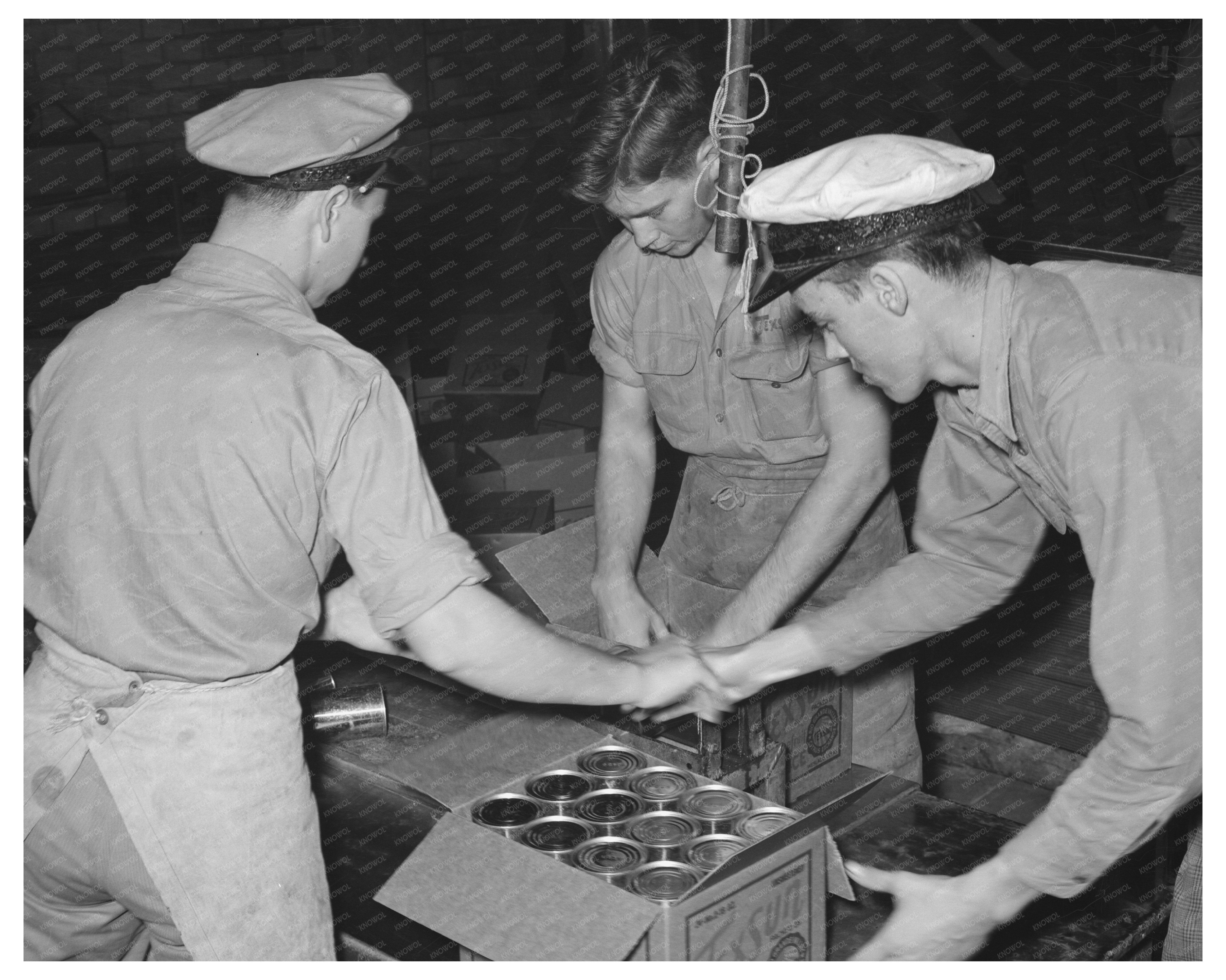 Grapefruit Juice Packing in Weslaco Texas February 1939