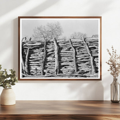 Mesquite Wood Corral in Hidalgo County Texas 1939