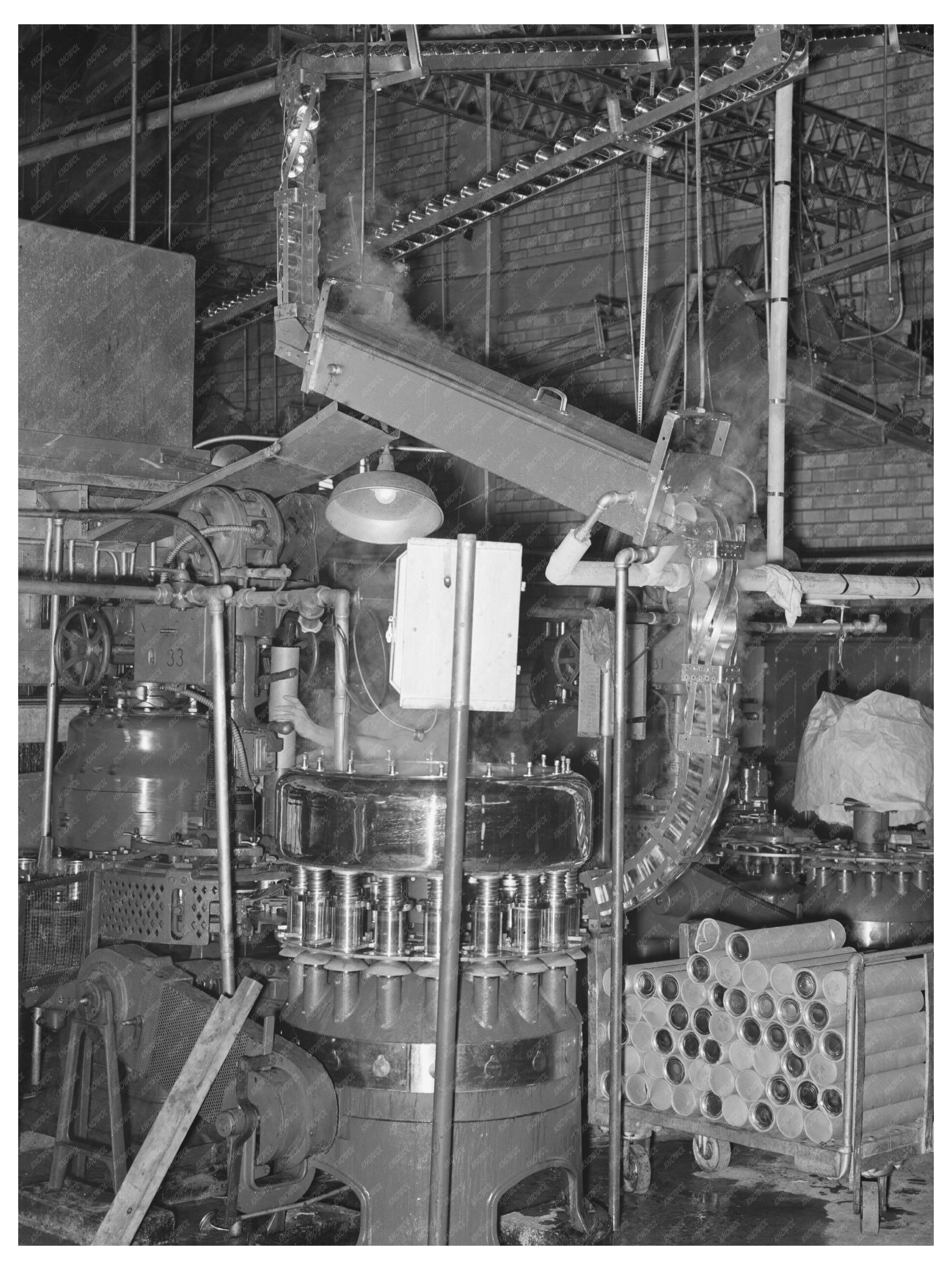 Grapefruit Juice Canning Plant Weslaco Texas 1939