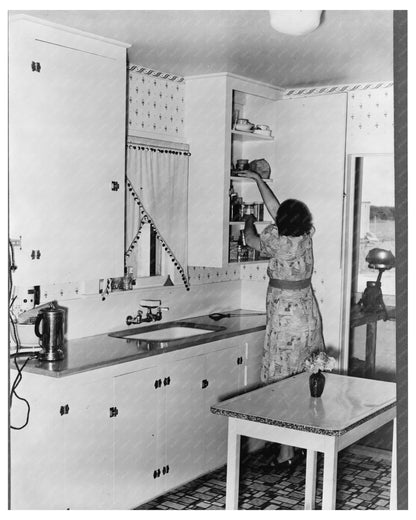Vintage Kitchen of Tenant Home Hidalgo County Texas 1939
