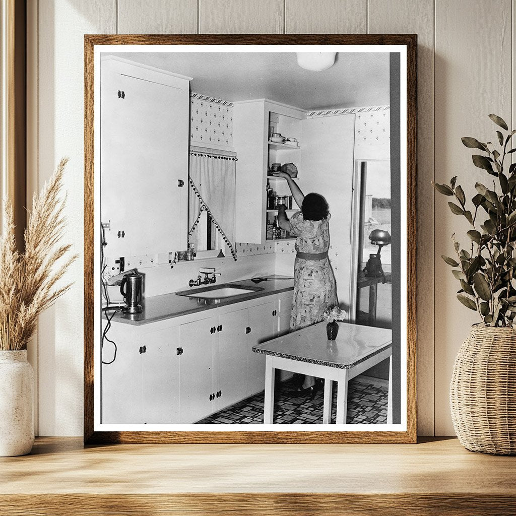Vintage Kitchen of Tenant Home Hidalgo County Texas 1939