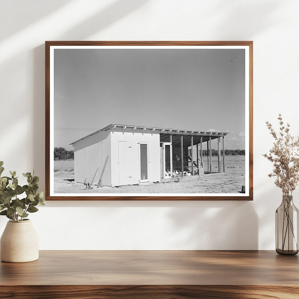 Hidalgo County Chicken House February 1939 Photo