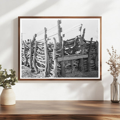 Mexican Farm Corral in Hidalgo County Texas 1939