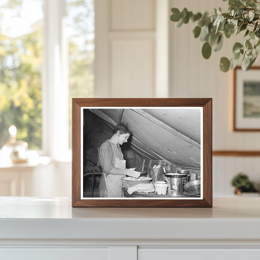 Migrant Mother Making Biscuits Texas February 1939