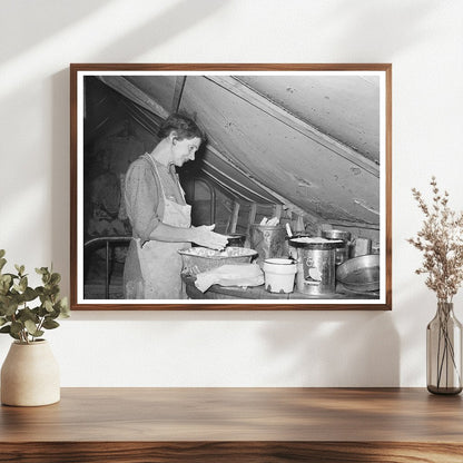 Migrant Mother Making Biscuits Texas February 1939