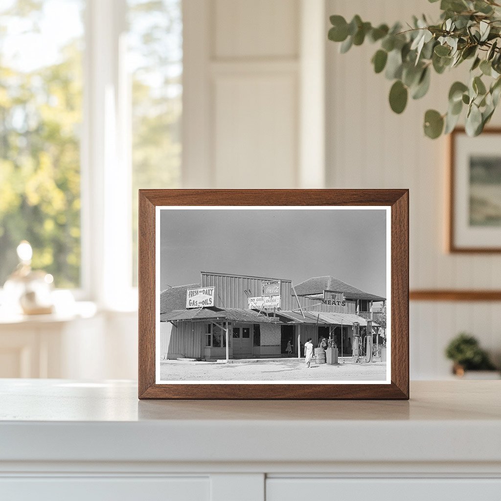 Vintage Mexican General Store in San Juan Texas 1939