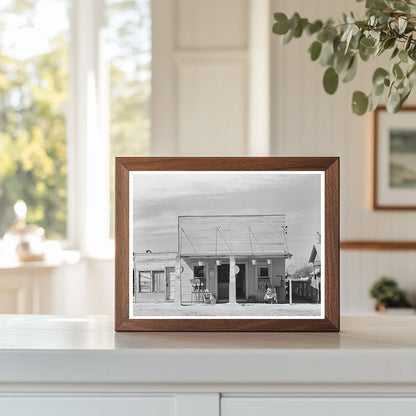 San Juan Texas Storefront February 1939 Vintage Photo