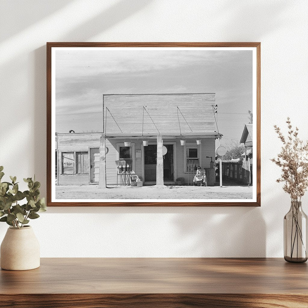 San Juan Texas Storefront February 1939 Vintage Photo