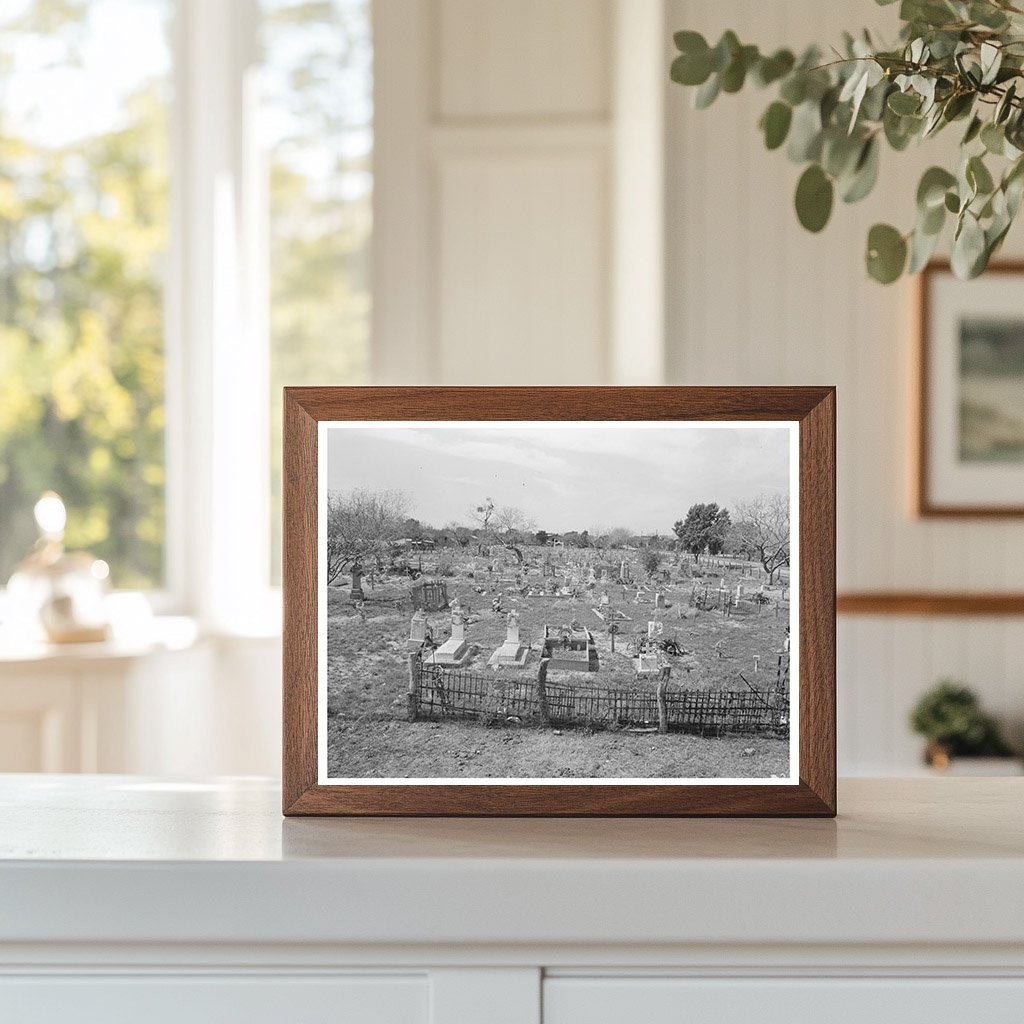 Mexican Cemetery in Raymondville Texas 1939