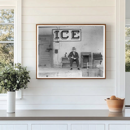 Ice Vendor in Harlingen Texas February 1939