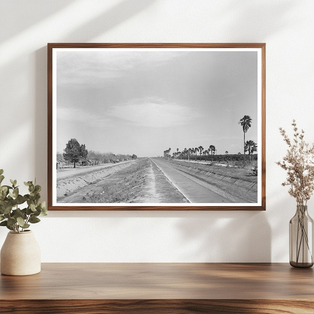 Irrigation Ditch in San Juan Texas February 1939