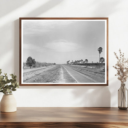 Irrigation Ditch in San Juan Texas February 1939