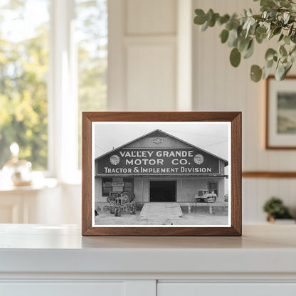 Tractor Store in Harlingen Texas February 1939