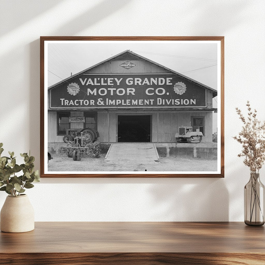 Tractor Store in Harlingen Texas February 1939