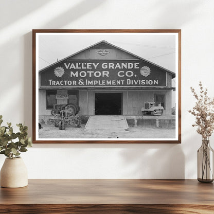 Tractor Store in Harlingen Texas February 1939