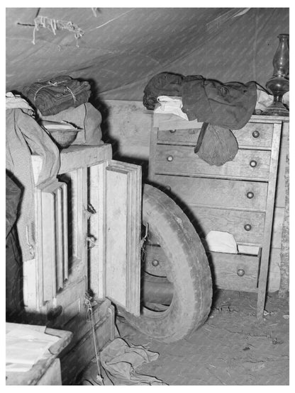 Migrant Tent Interior Harlingen Texas February 1939