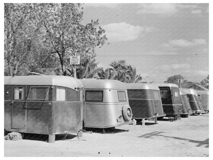 Vintage 1939 Trailer Camp in McAllen Texas