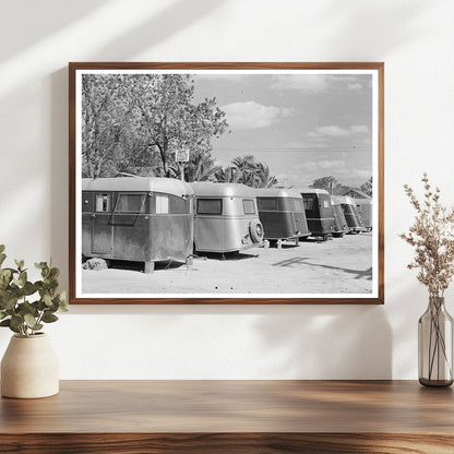 Vintage 1939 Trailer Camp in McAllen Texas