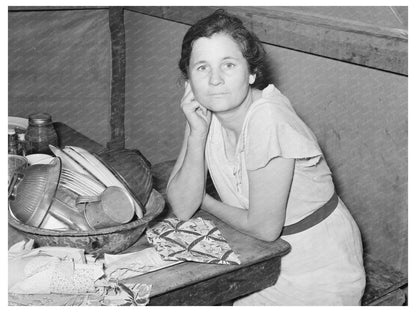 Migrant Family in Tent Home Harlingen Texas February 1939