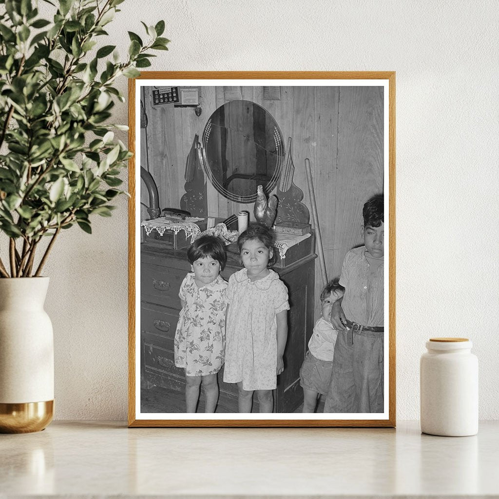 Mexican Children at Home in Robstown Texas 1939