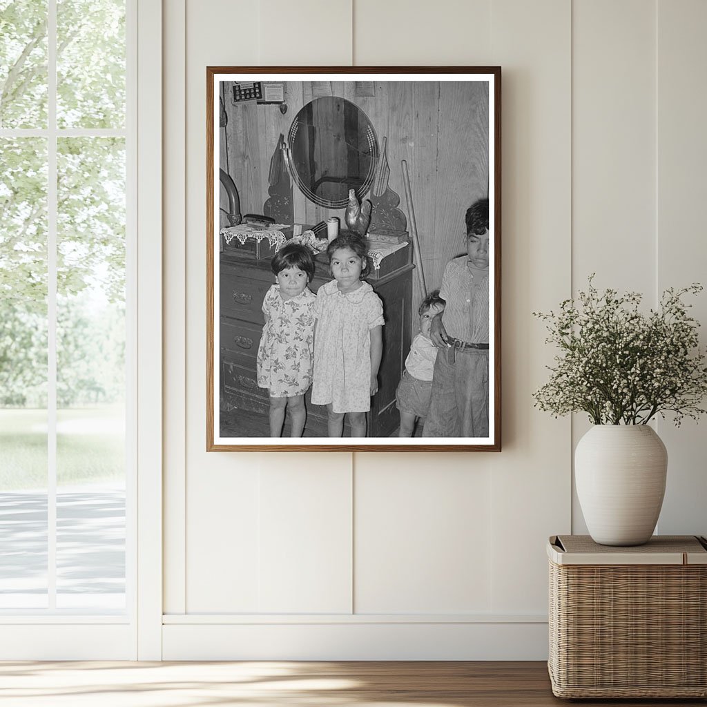 Mexican Children at Home in Robstown Texas 1939