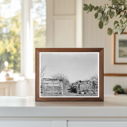 Robstown Texas Alley Vintage Photo February 1939