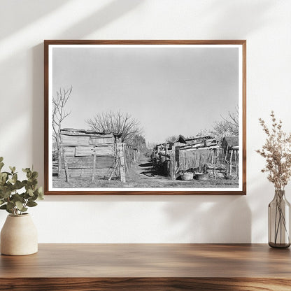 Robstown Texas Alley Vintage Photo February 1939