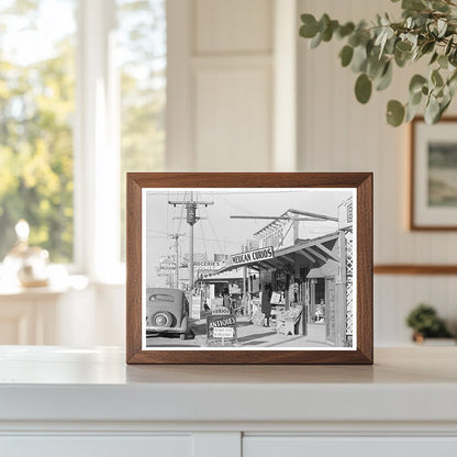 North Beach Corpus Christi Texas Street Scene February 1939