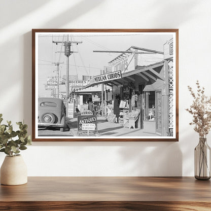 North Beach Corpus Christi Texas Street Scene February 1939