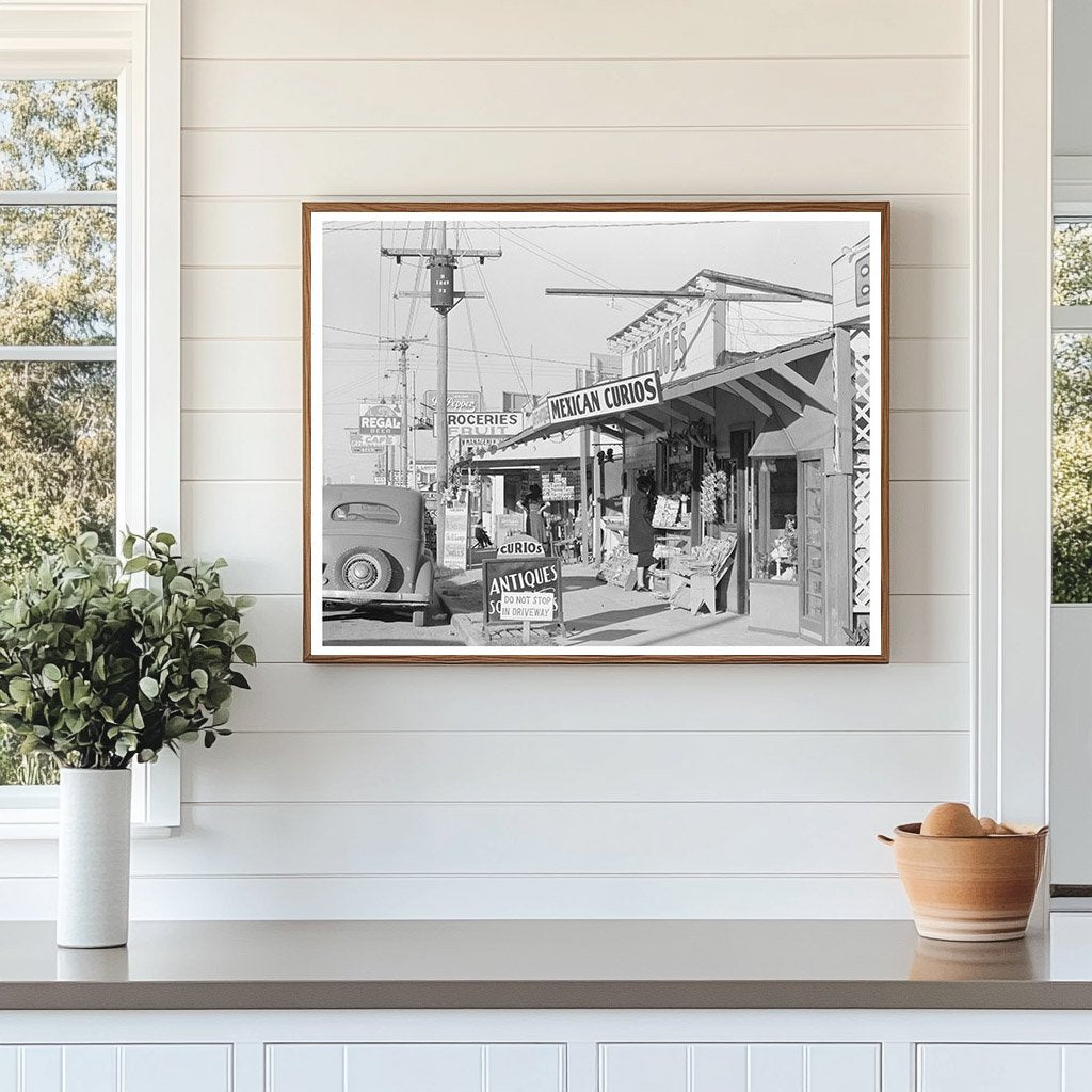 North Beach Corpus Christi Texas Street Scene February 1939