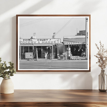 North Beach Storefronts Corpus Christi Texas 1939