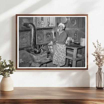 Mexican Woman in One-Room Home Robstown Texas 1939