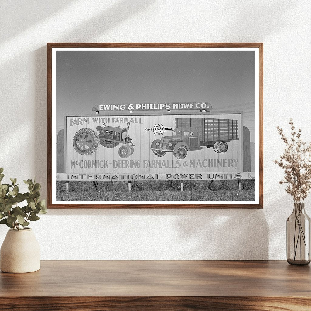 Robstown Texas Vintage Sign February 1939 Historical Photo