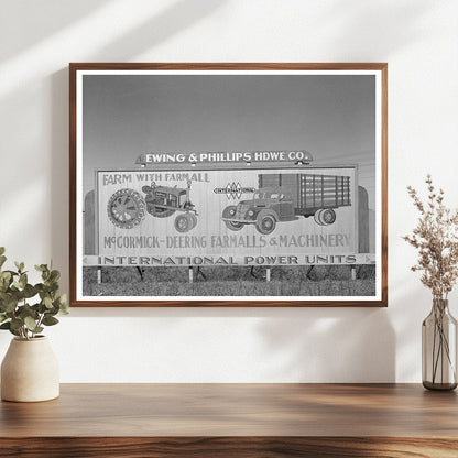 Robstown Texas Vintage Sign February 1939 Historical Photo