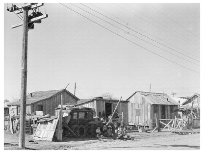 Robstown Texas Housing Area February 1939 Vintage Photo