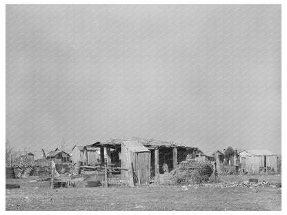 Vintage 1939 Robstown Texas Housing and Outbuildings