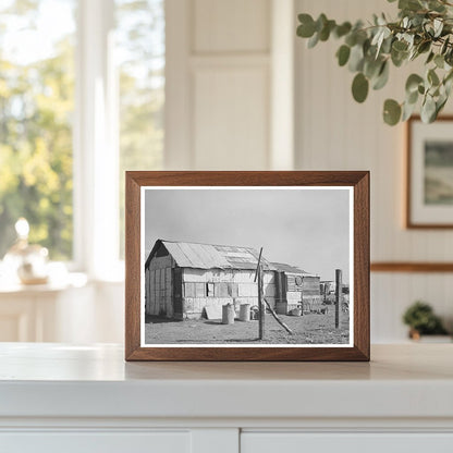 Vintage House Made from Scrap Materials Texas 1939